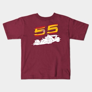 We Race On! 55 [Flag] Kids T-Shirt